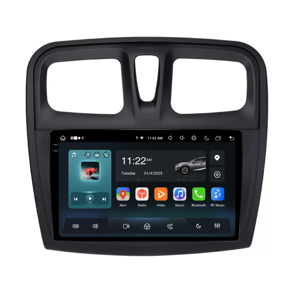 Navigatie Dacia Logan 2 (2012-2020), Android, Ecran 9 inch, 4GB RAM 64GB, 8-core