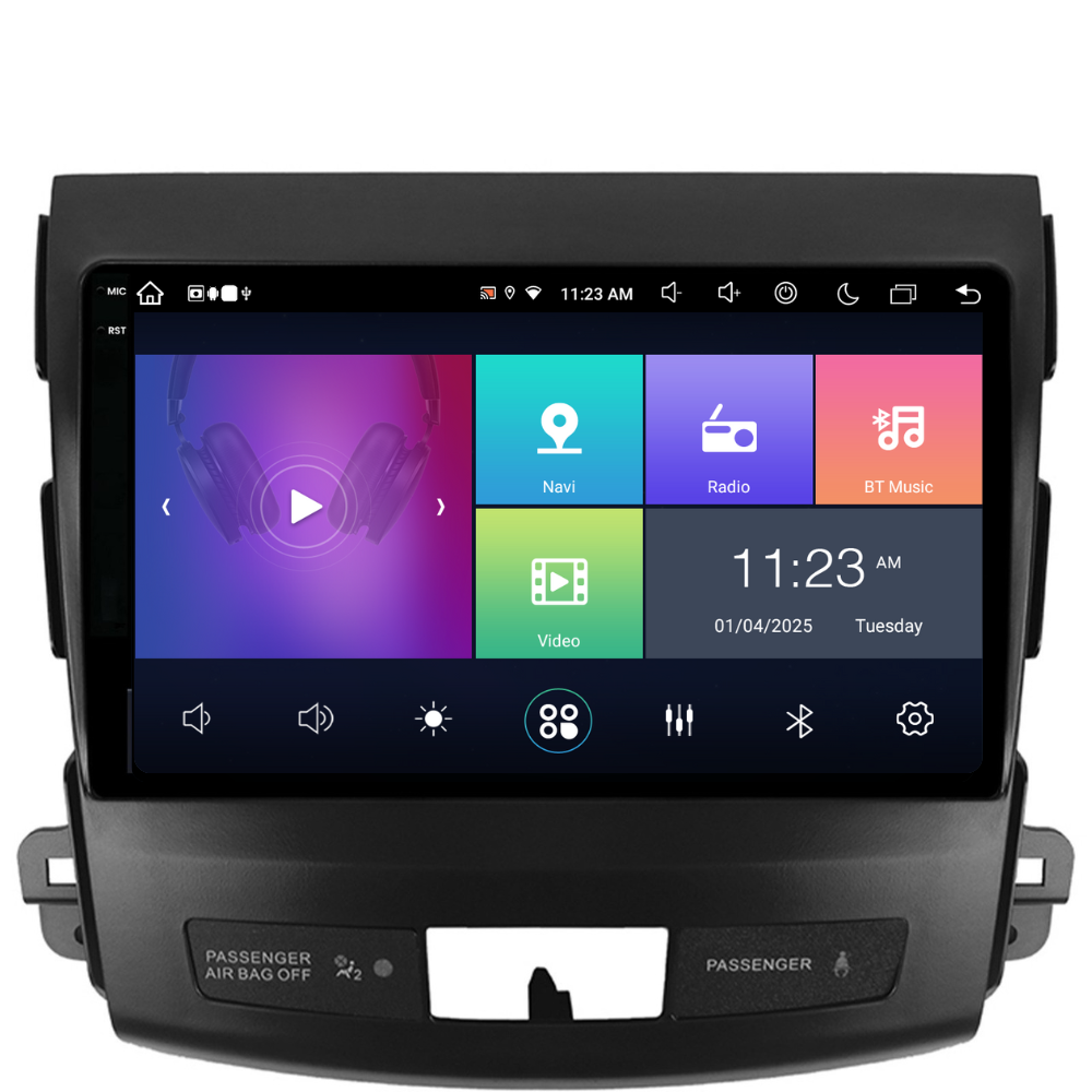 Navigatie Citroen C-Crosser (2007-2012), Ecran 9 inch, Carplay / Android auto, Youtube, Waze