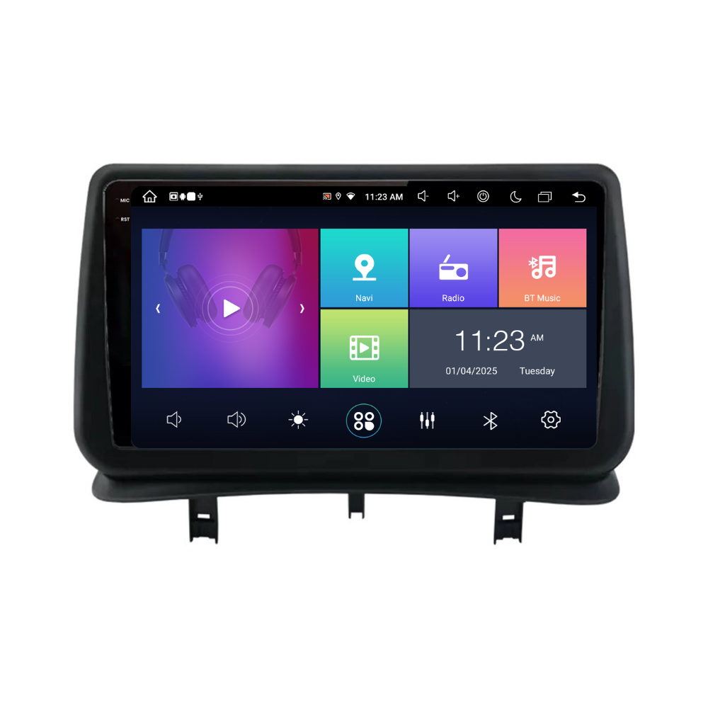 Navigatie Renault Clio 3 (2005-2014), Ecran 9", Carplay / Android Auto