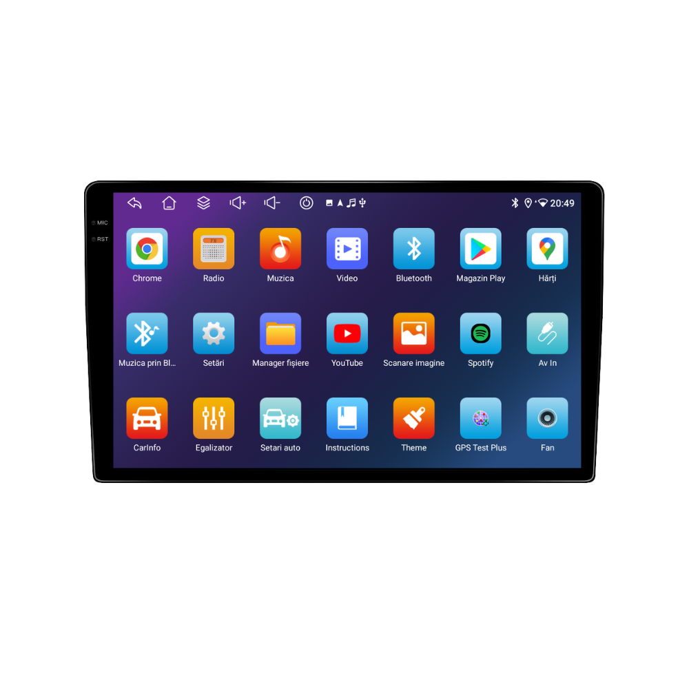 Navigatie Skoda Fabia (2008-2013), Android, Ecran 10", Carplay / Android auto