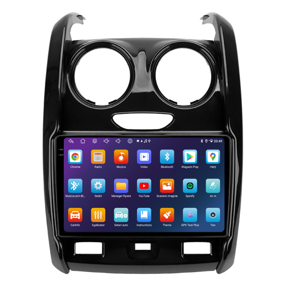 Navigație Dacia Duster (2012-2019), Android, Ecran 9", Carplay / Android auto