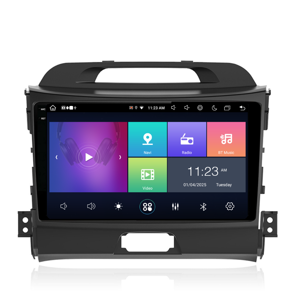 Navigatie Kia Sportage (2010-2016), Ecran 9 inch, Carplay / Android Auto, Youtube, Waze