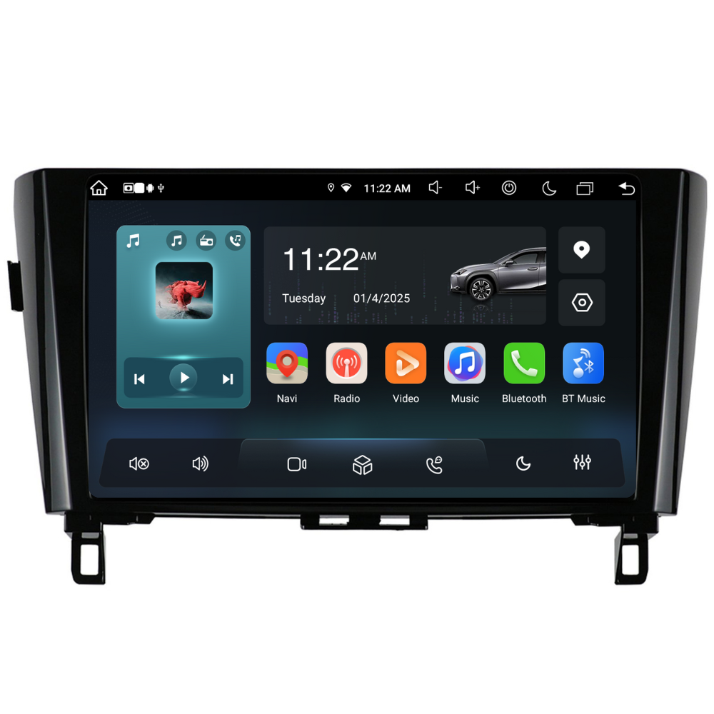 Navigatie Nissan X-Trail (2013-2017), Ecran 10 inch, Carplay / Android auto, Youtube, Waze