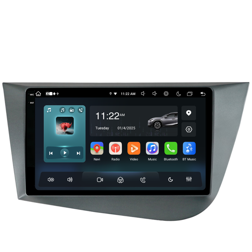 Navigatie Seat Leon (2005-2012), Android, Ecran 9", Carplay / Android auto