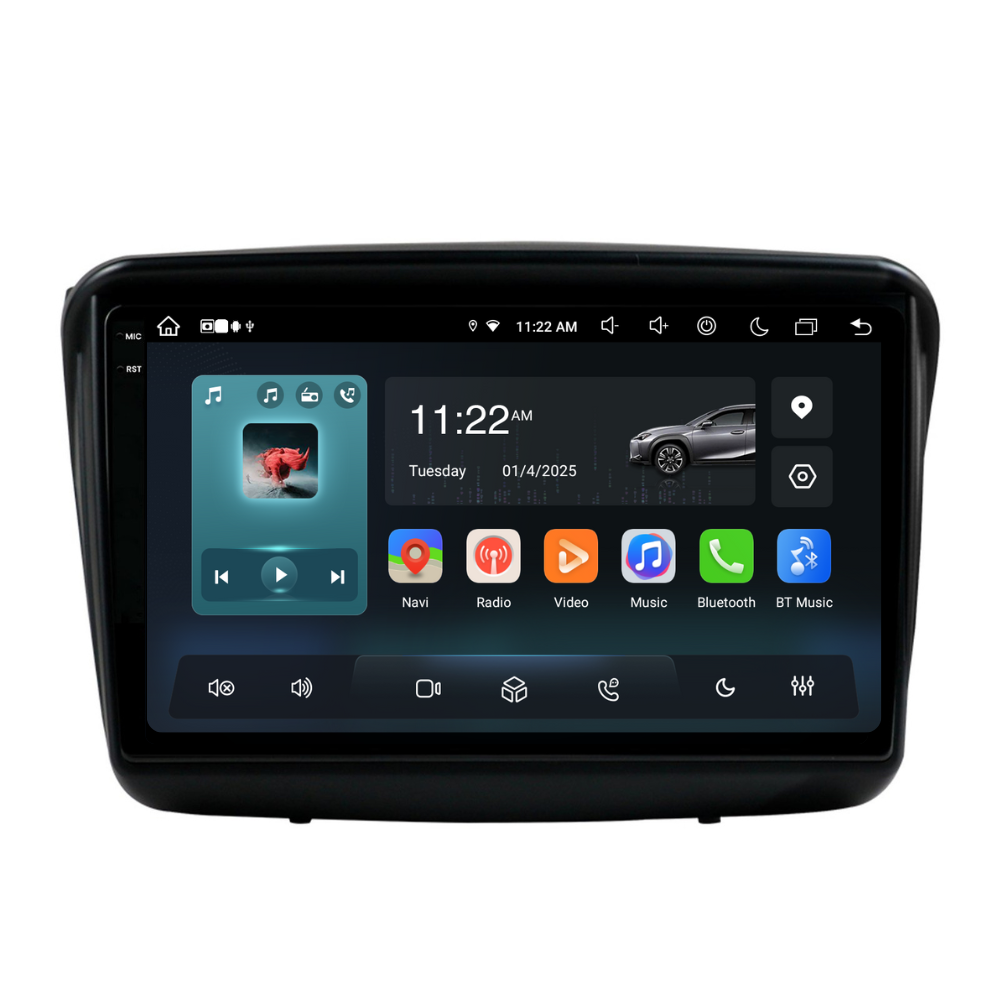 Navigatie Mitsubishi Pajero Sport (2006-2013), Ecran 9 inch, Carplay / Android auto, Youtube, Waze