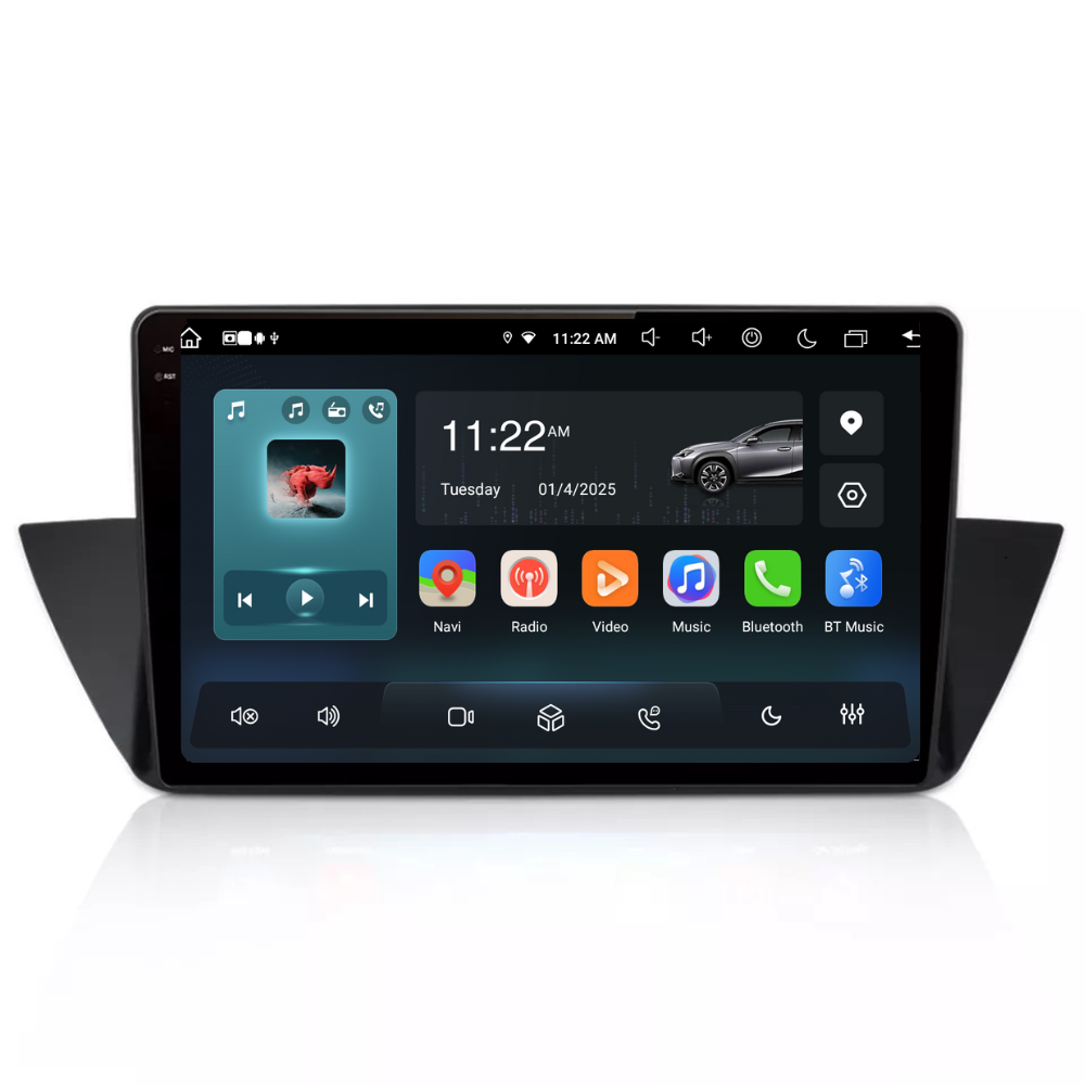 Navigatie BMW X1 E84 (2009-2015), Android, Ecran 10", Carplay / Android auto