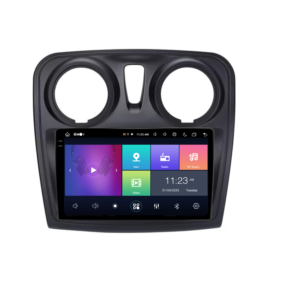 Navigatie Dacia Logan / Sandero 2 (2012-2019) Android, Ecran 9", Carplay / Android auto