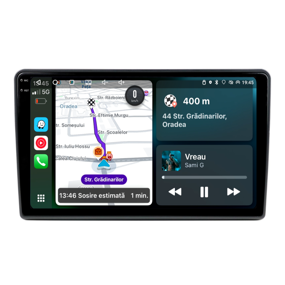 Navigatie Opel Vivaro (2006-2010), Ecran 10 inch, Carplay / Android auto, Youtube, Waze